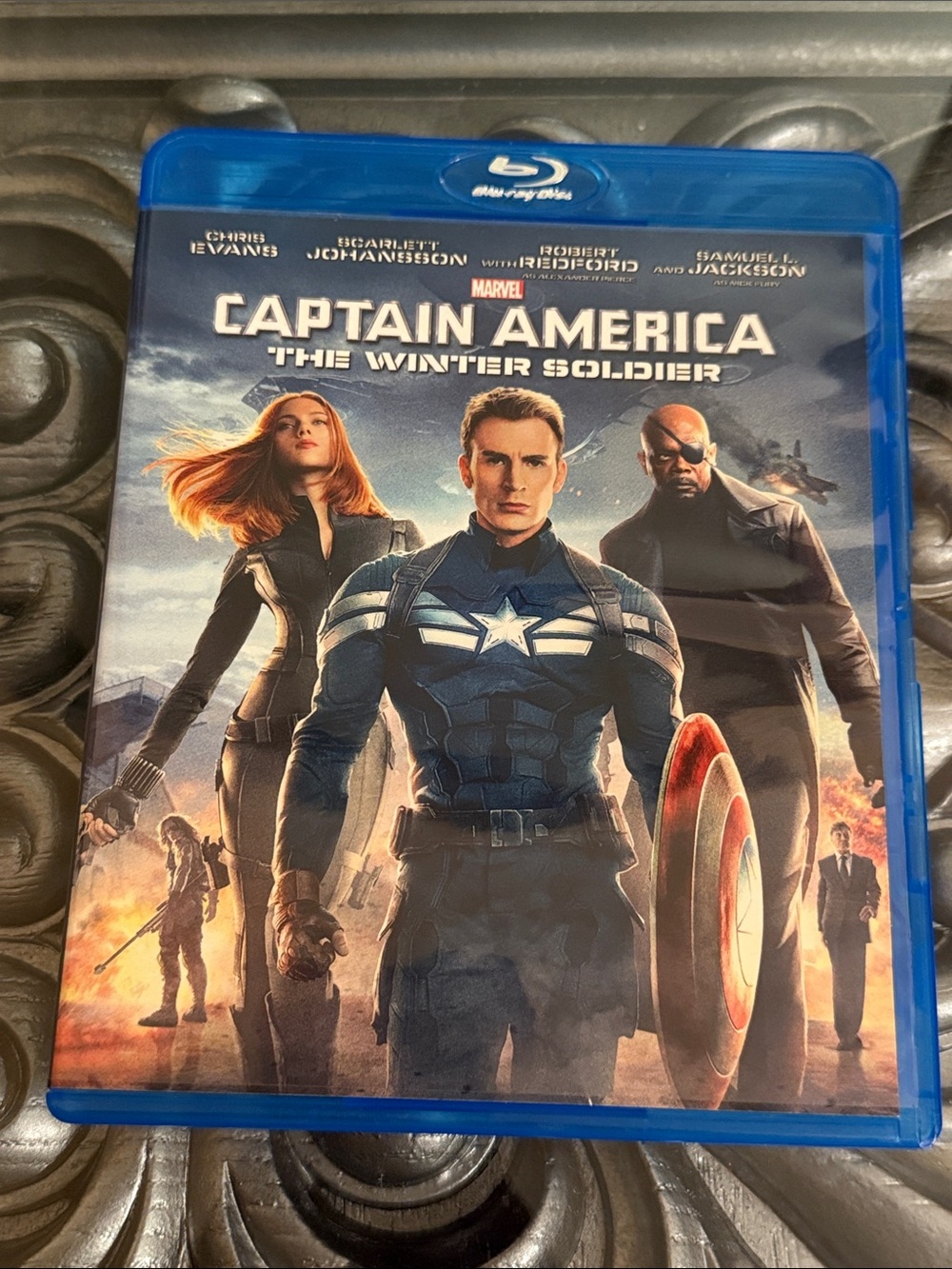 Marvel Captain America The Winter Soldier Blu-ray Chris Evans 2014 Movie
